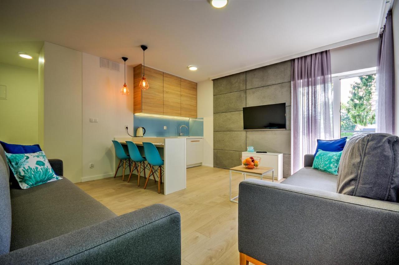 Apartamenty Nautica Blisko Plazy Niechorze Exteriör bild
