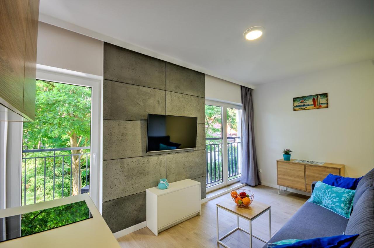 Apartamenty Nautica Blisko Plazy Niechorze Exteriör bild